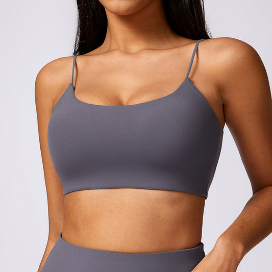 Quick Drying Tight Back Yoga Bra Inner Wear Blouse Sports Underwear Outer Wear Running Workout Vest - ALTARIA