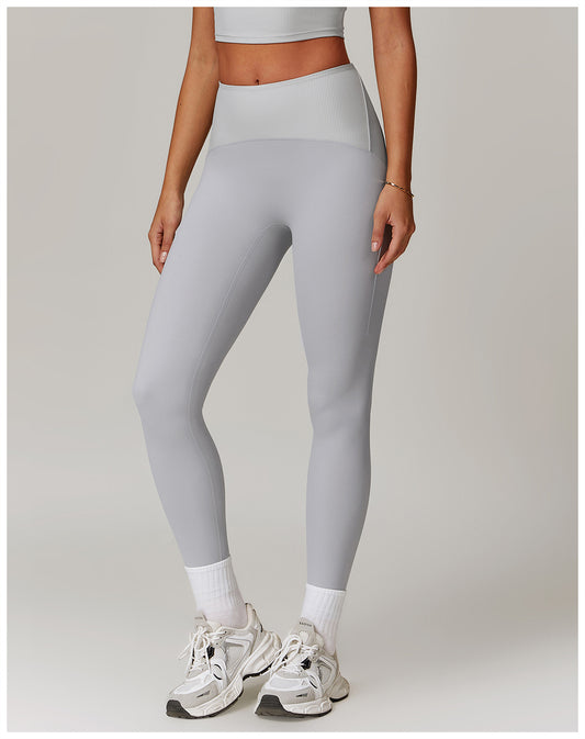 Winter High Waist Tight Yoga Pants Stitching Running Exercise Workout Pants Slimming Hip Raise Yoga Pants Women - ALTARIA