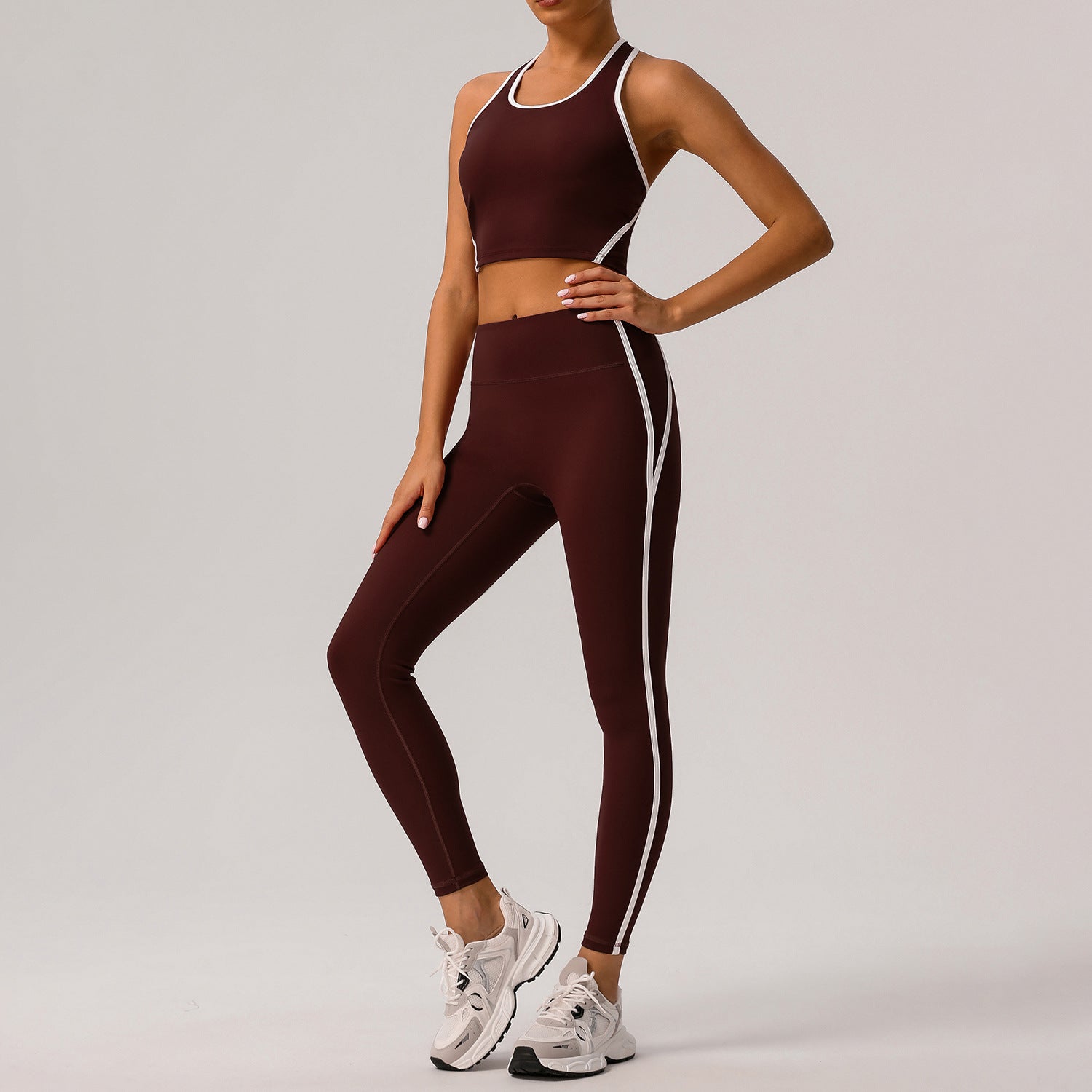 Chocolate Brown Vest Trousers