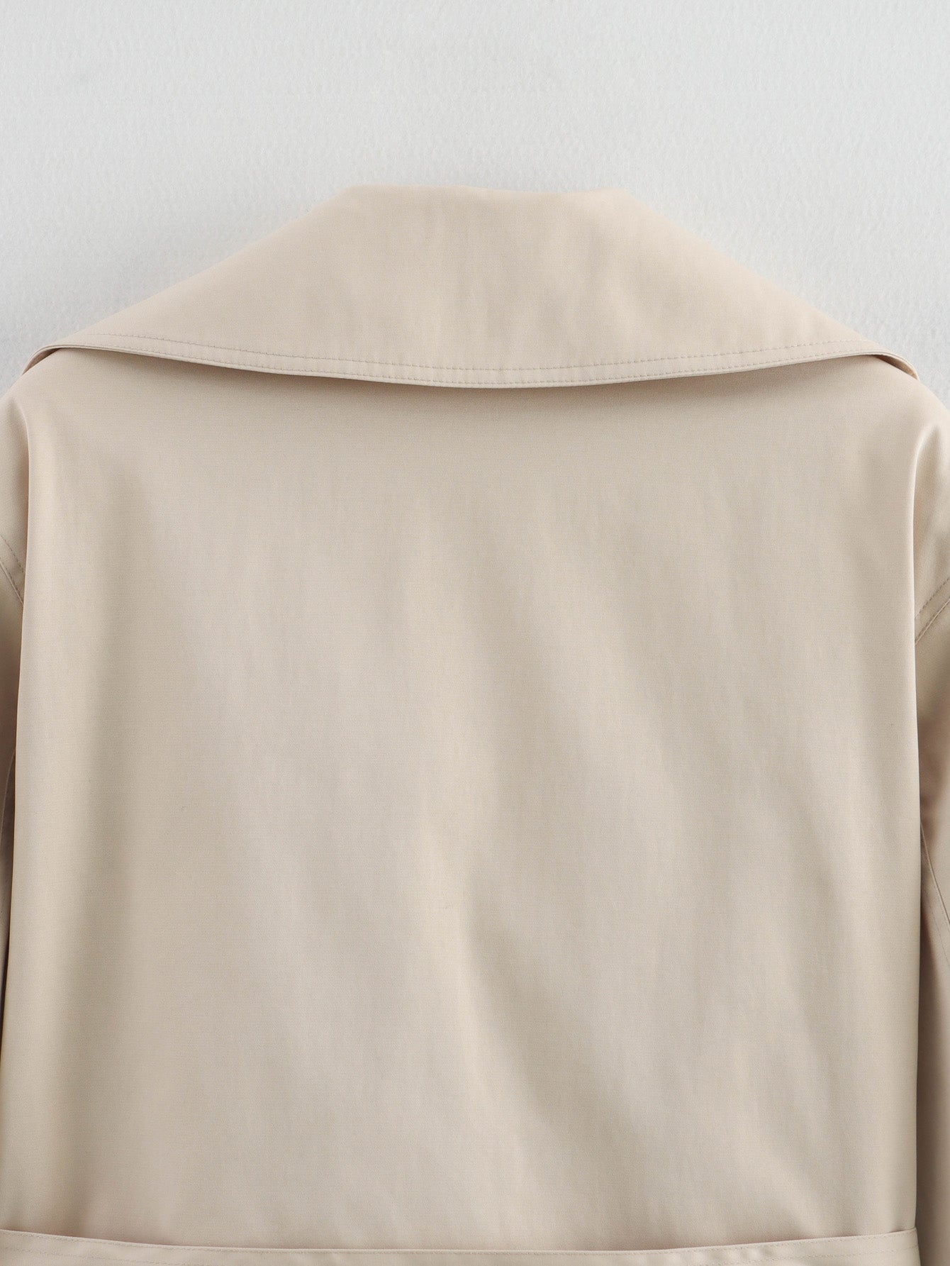 All Match Long Sleeve Series Belt Breasted Trench Coat Spring - ALTARIA