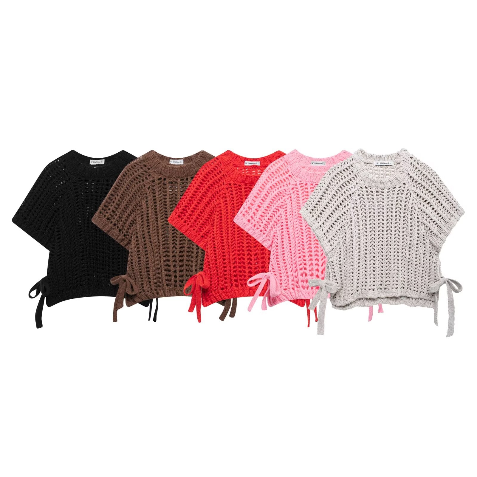 Women Clothing Spring Festival Niche round Neck Sleeveless Knitted Vest - ALTARIA