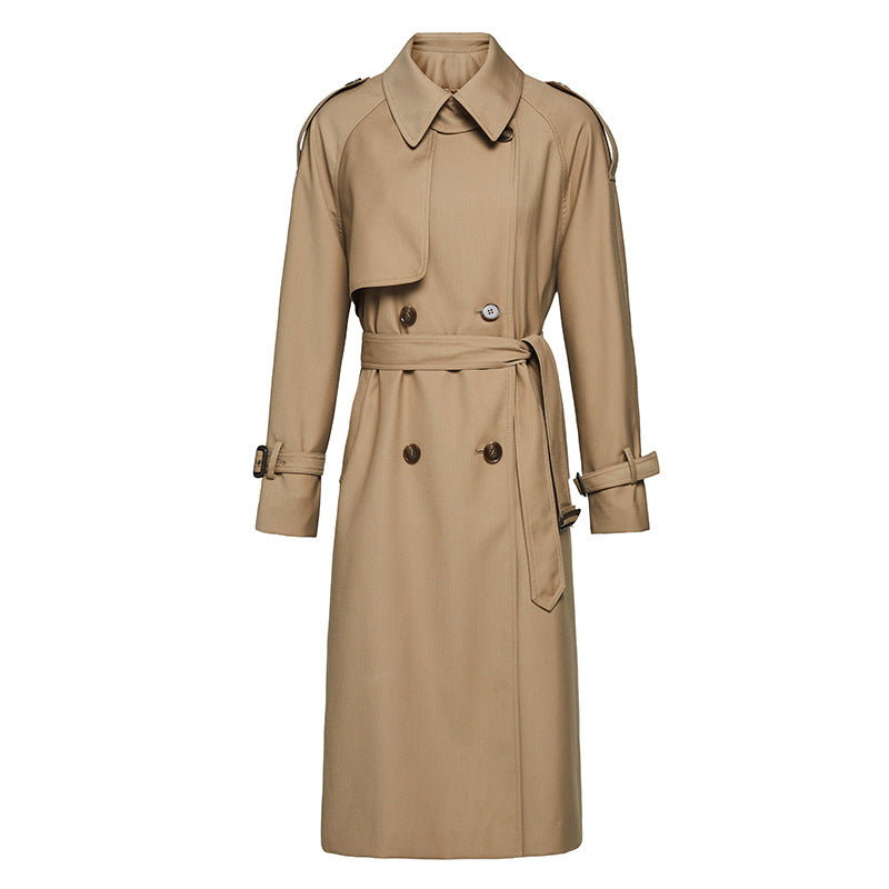 Classic Non Ironing Anti Wrinkle British Casual Extended Trench Coat Women - ALTARIA