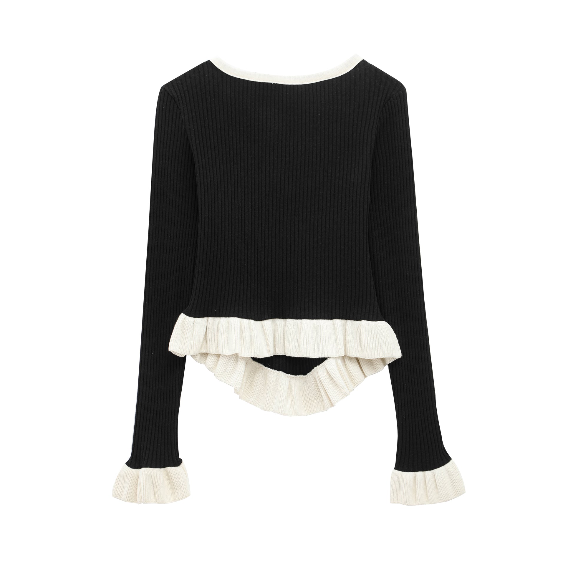 Spring Knitwear round Neck Solid Color Loose Pullover Women - ALTARIA