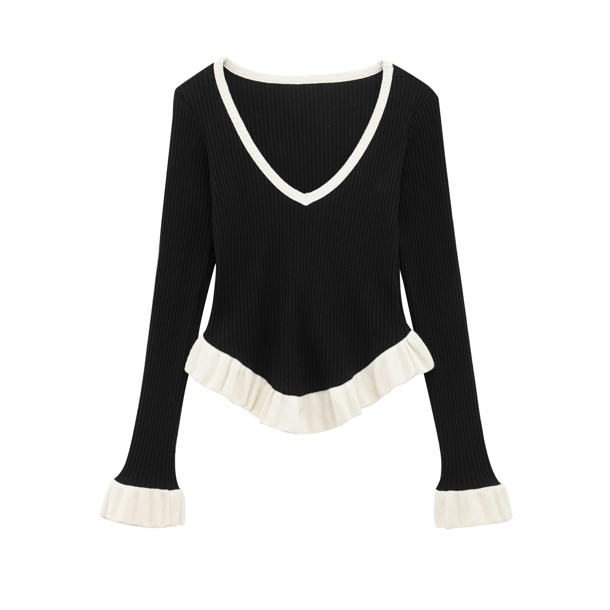 Spring Knitwear round Neck Solid Color Loose Pullover Women - ALTARIA