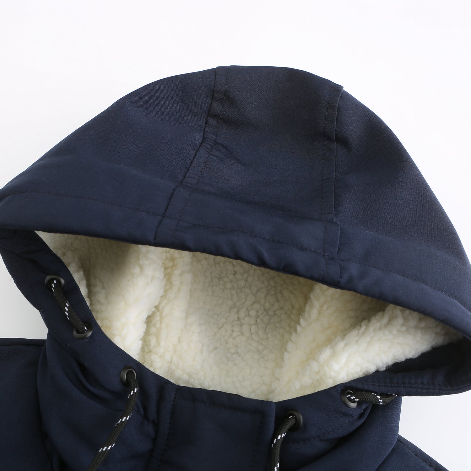 Ladies Hooded Lambswool Parka Winter Warm Waist Women Cotton-Padded Coat - ALTARIA