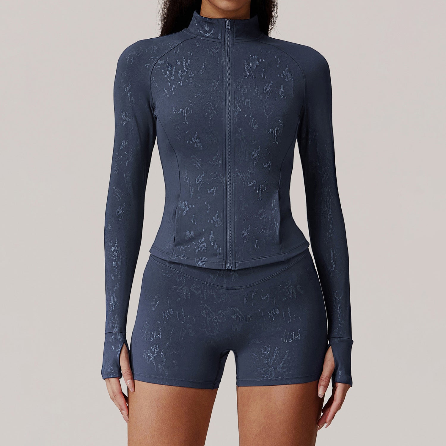 Dark Blue Shorts Coat