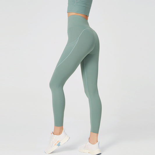 Plus Size Workout Pants Women Gridles Pants Bottoming Wear Shark Skin Yoga Pants High Waist Tight Seamless Sport Barbie Trousers - ALTARIA
