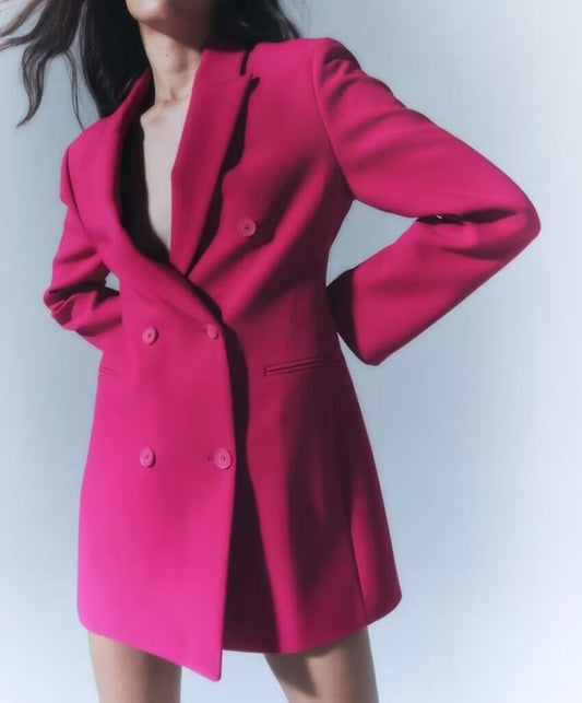 Fall Women Clothing Double Breasted Blazer - ALTARIA
