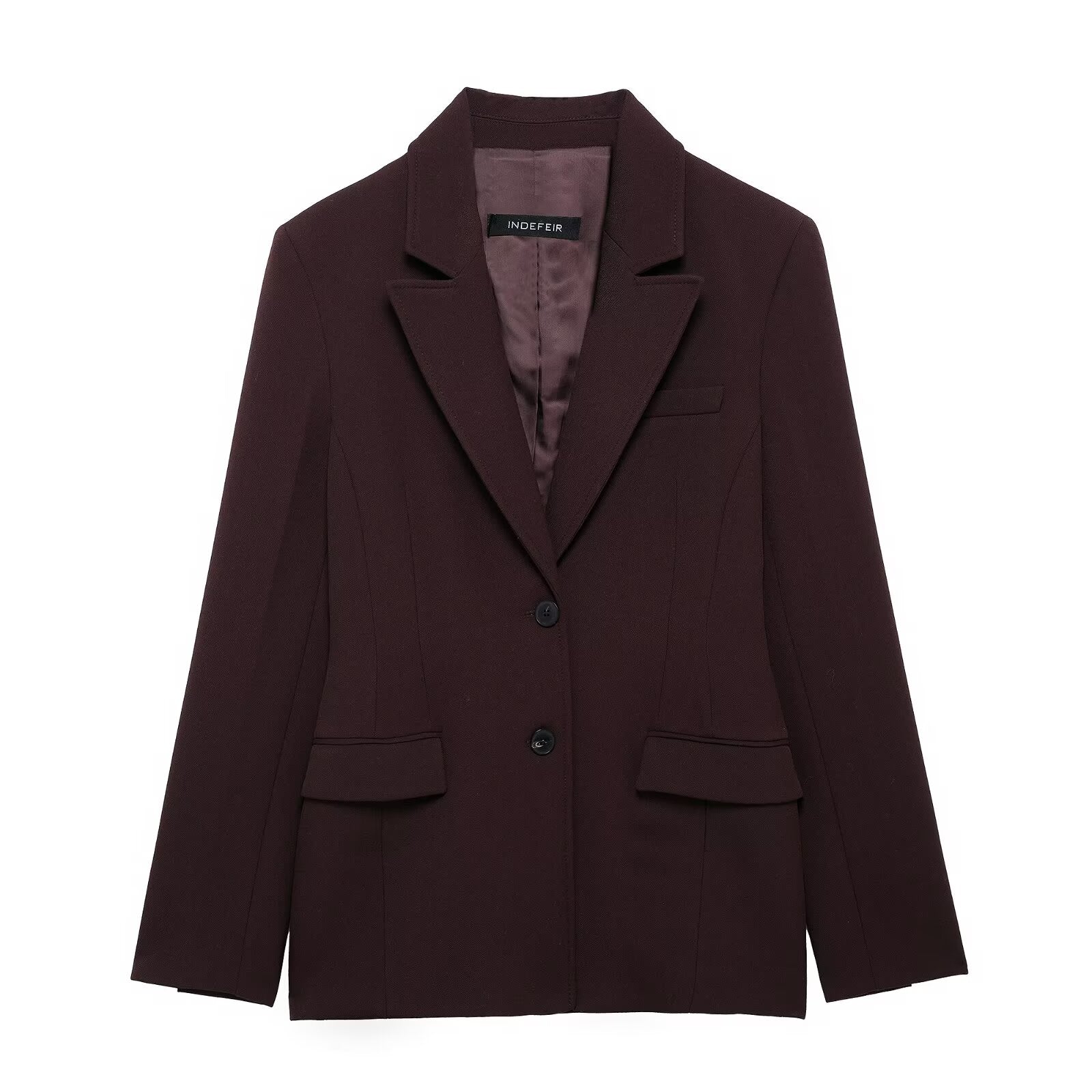 Short Skirt Style Hem Blazer Jacket Bucket Pants PantsSets - ALTARIA