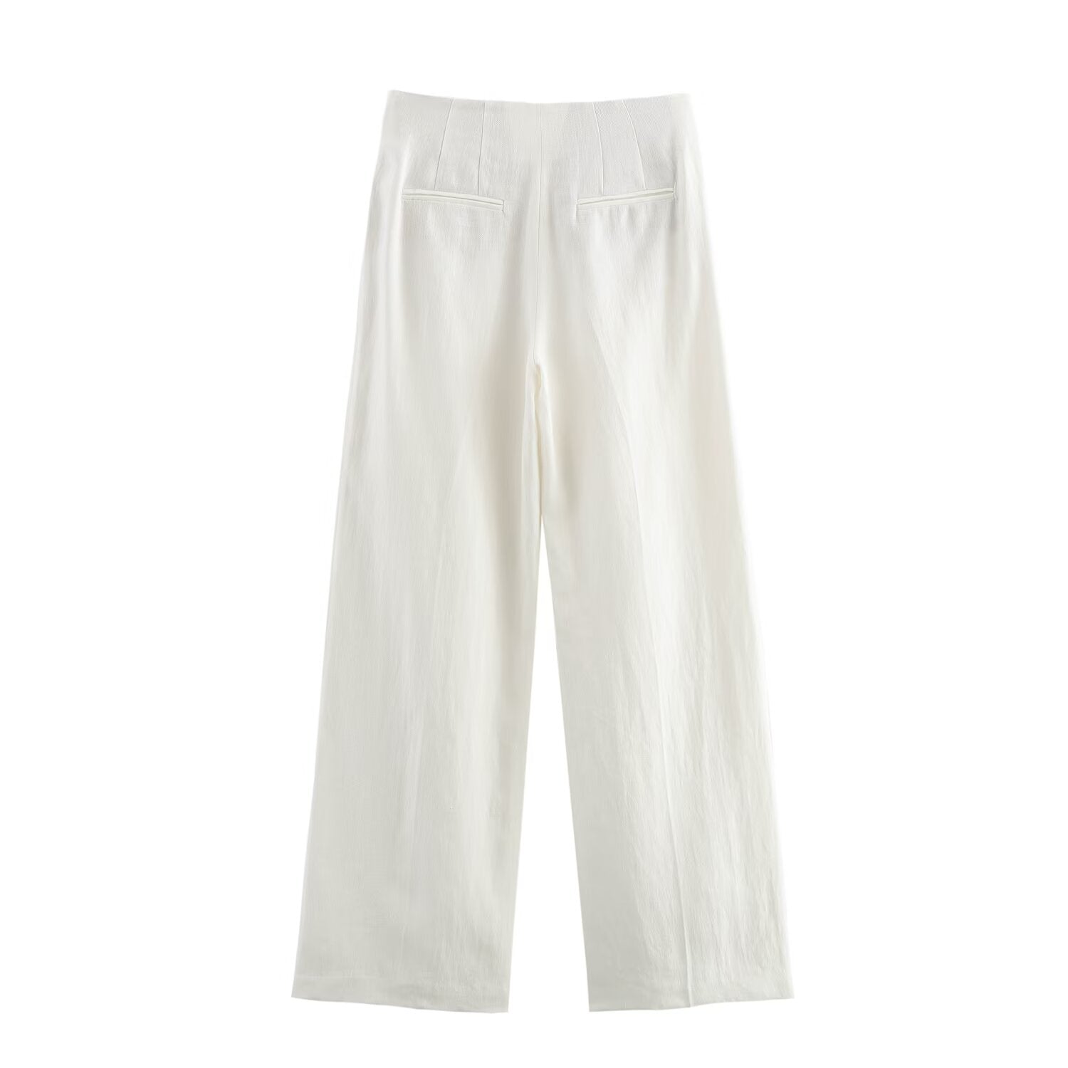 Women Spring Blended Blazer Pleated Pants Sets - ALTARIA